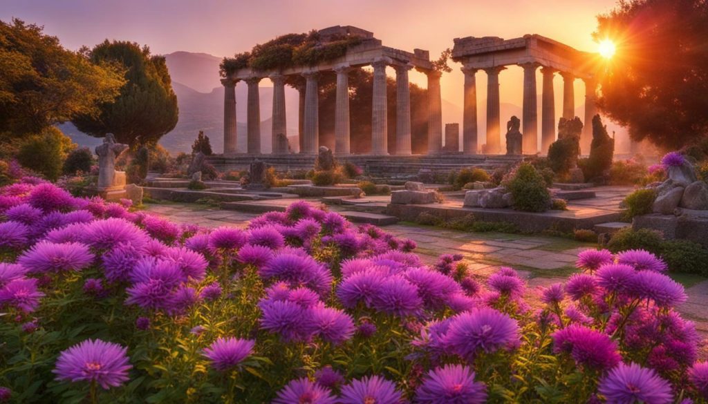 Asters in Greek and Roman cultures