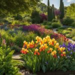 Iris companion plants