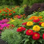 Zinnia companion plants