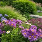 Aster companion plants