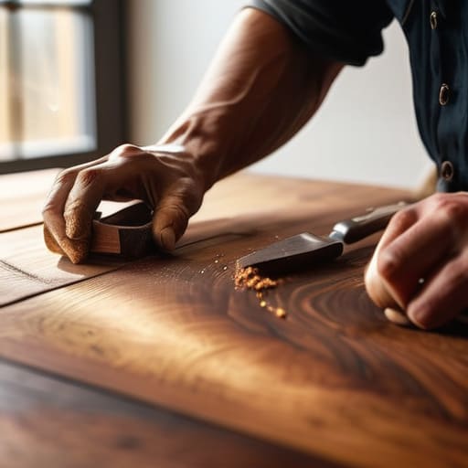 The Kitchen Table Transformation of oak.