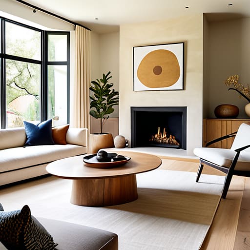 Focal Point Placement in Living Rooms for Joy