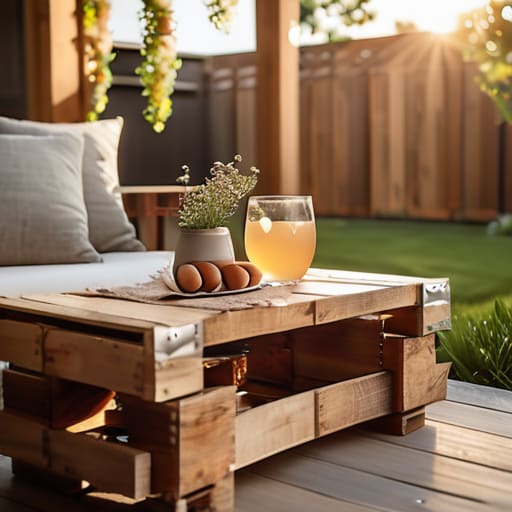An outdoor entertainment hub for backyard hosting.