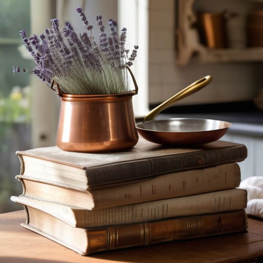 Reselling vintage kitchenware and cookbooks treasures.