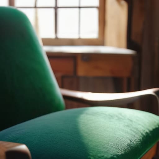 The Statement Accent Chair in reading nook.