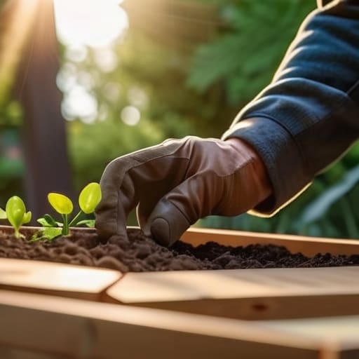 How to build a raised garden bed.