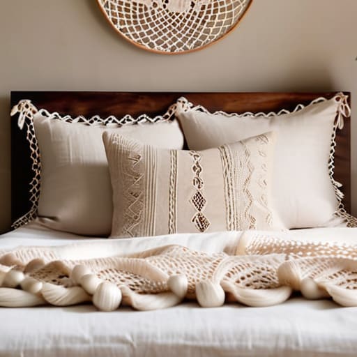 The Bohemian Macramé Statement wall hanging.