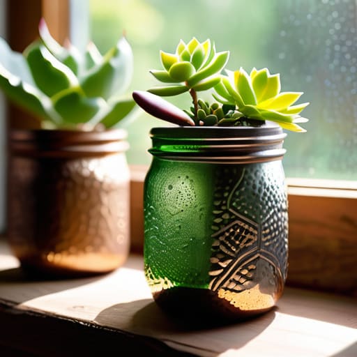 Creative DIY planters from recycled household items.