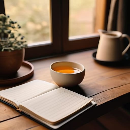 Savoring the Sunday Reset with mindful reflection.