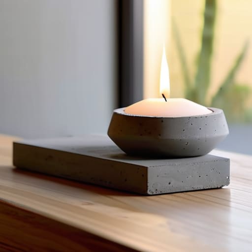 Modern and affordable concrete craft ideas.